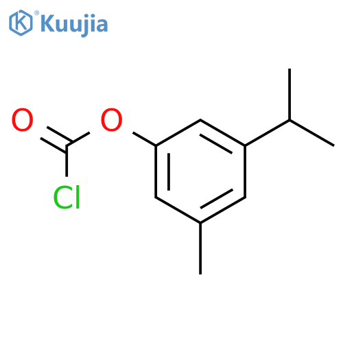 Carbonochloridic acid,3-methyl-5-(1-methylethyl)phenyl ester structure