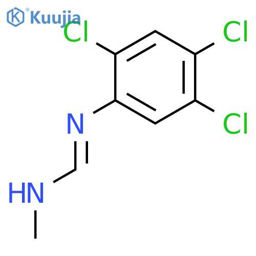 N'-methyl-N-(2,4,5-trichlorophenyl)methanimidamide structure