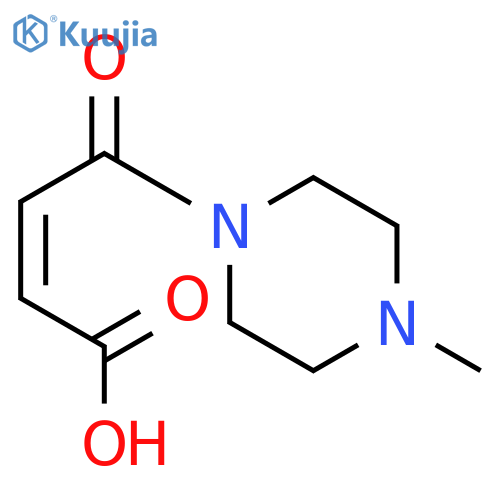 cis-4-(4-Methyl-piperazin-1-yl)-4-oxobut-2-enoic Acid structure