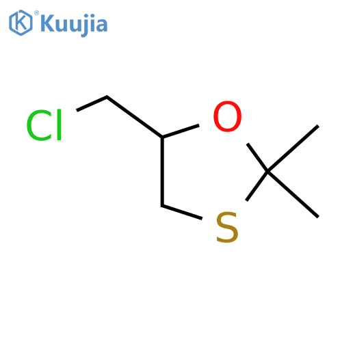 5-(Chloromethyl)-2,2-dimethyl-1,3-oxathiolane structure