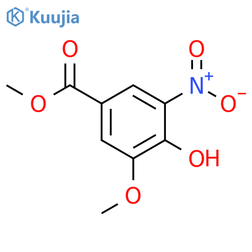 Methyl 4-hydroxy-3-methoxy-5-nitrobenzoate structure