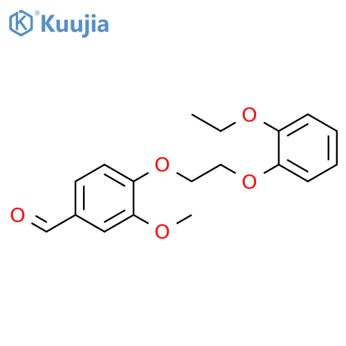 4-[2-(2-Ethoxyphenoxy)ethoxy]-3-methoxybenzaldehyde structure