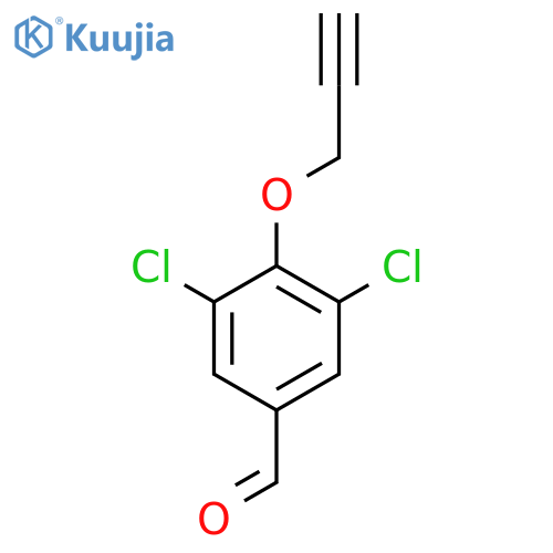 3,5-Dichloro-4-(prop-2-yn-1-yloxy)benzaldehyde structure