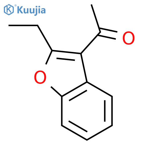 3-Acetyl-2-ethylbenzofuran structure