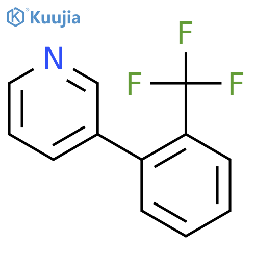 3-[2-(Trifluoromethyl)phenyl]pyridine structure