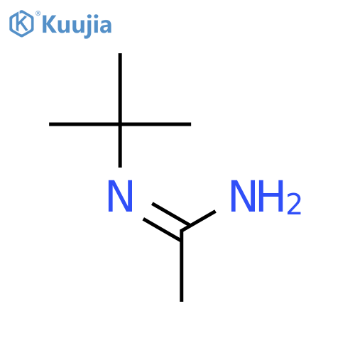 N'-tert-butylethanimidamide structure