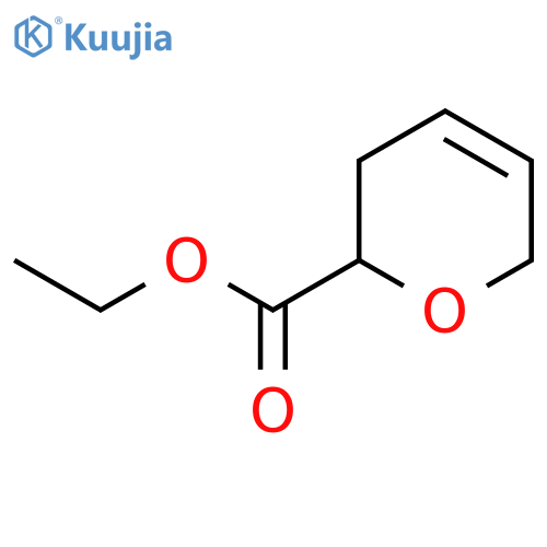2H-&#8203;Pyran-&#8203;2-&#8203;carboxylic acid, 3,&#8203;6-&#8203;dihydro-&#8203;, ethyl ester structure