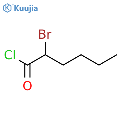 Hexanoyl chloride,2-bromo- structure