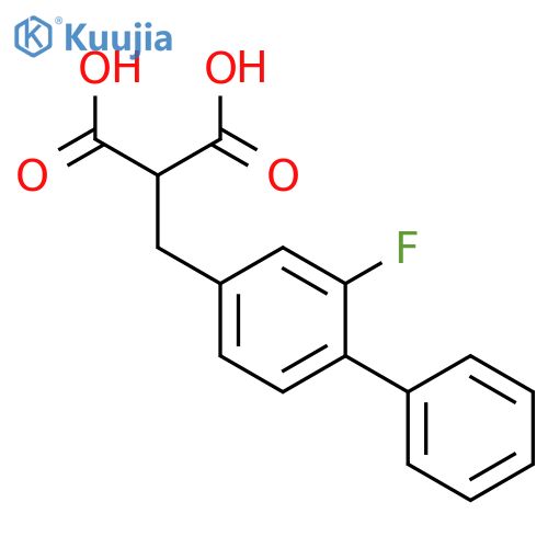 2-(2-Fluoro-1,1'-biphenyl-4-yl)-2-methylmalonic Acid structure