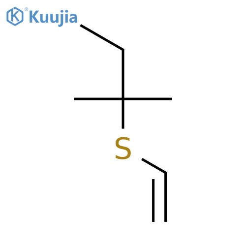 2-(Ethenylsulfanyl)-2-methylbutane structure