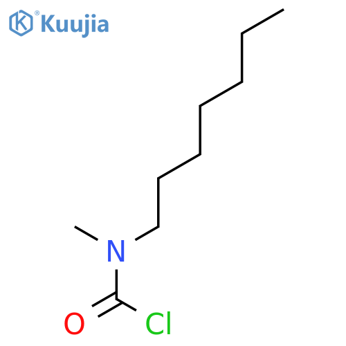 Carbamic chloride, heptylmethyl- structure