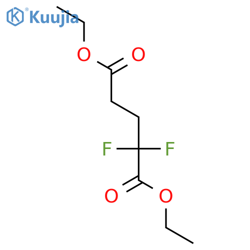 Diethyl 2,2-difluoropentanedioate structure
