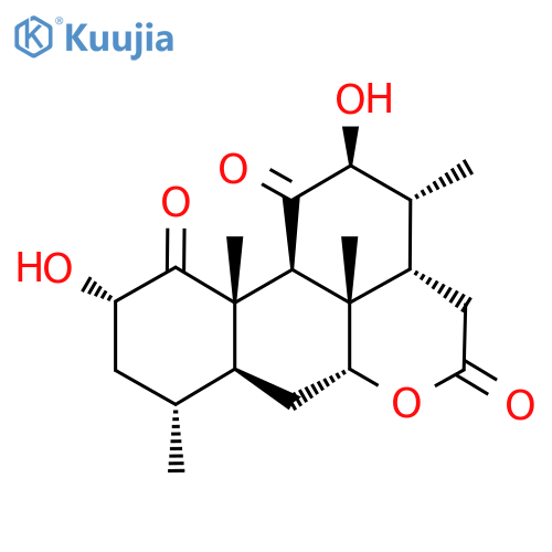 (1S,2S,4S,6R,7S,9R,13S,14R,15S,17S)-4,15-Dihydroxy-2,6,14,17-tetramethyl-10-oxatetracyclo[7.7.1.02,7.013,17]heptadecane-3,11,16-trione structure