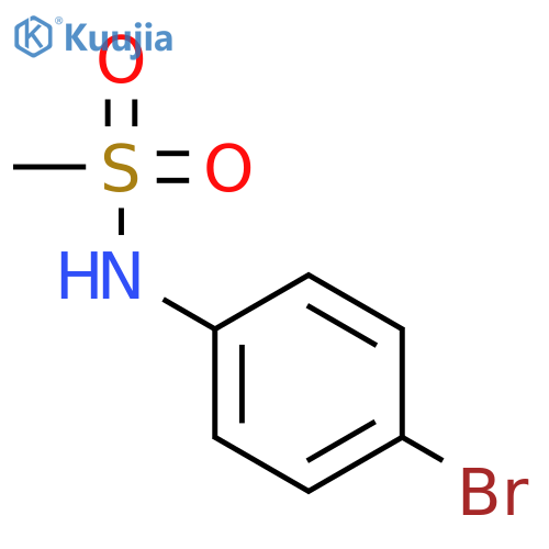 N-(4-Bromophenyl)methanesulfonamide structure