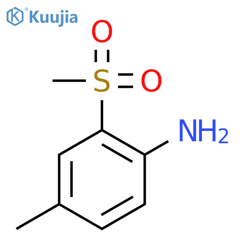 2-methanesulfonyl-4-methylaniline structure