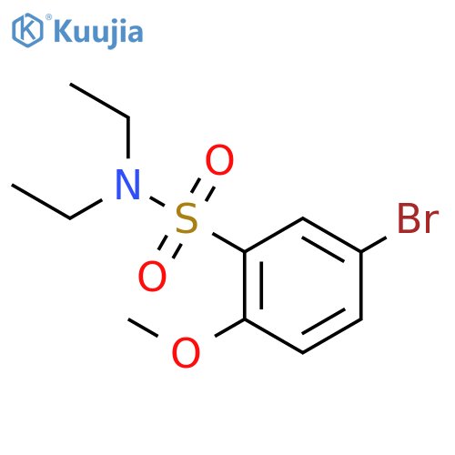 N,N-Diethyl 5-bromo-2-methoxybenzenesulfonamide structure