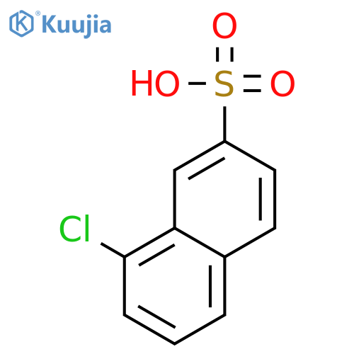 8-chloro-2-naphthalenesulfonic Acid structure