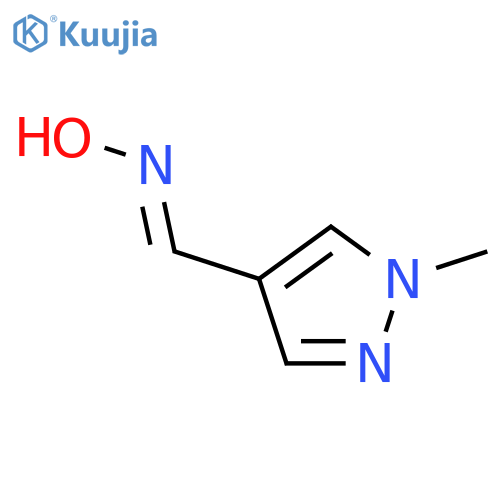 N-(1-methyl-1H-pyrazol-4-yl)methylidenehydroxylamine structure