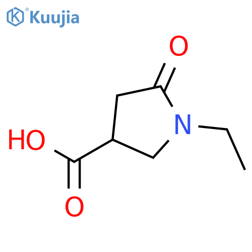 3-Pyrrolidinecarboxylicacid, 1-ethyl-5-oxo-, (3S)- structure