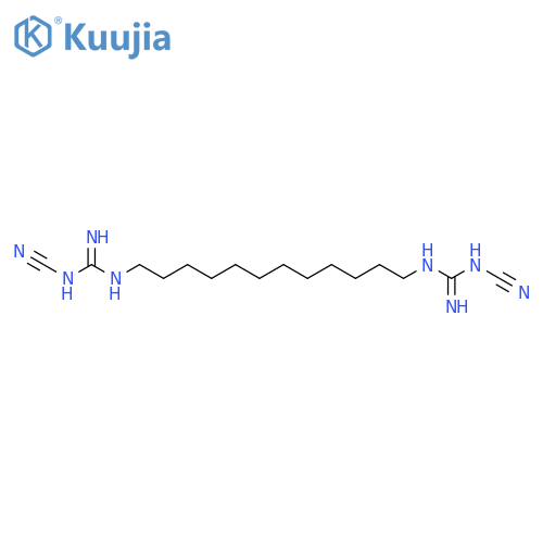 N'',N'''-Dodecane-1,12-diylbis(N-cyanoguanidine) structure