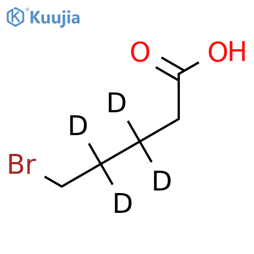 5-Bromopentanoic-3,3,4,4-d4 Acid structure