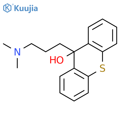 9H-THIOXANTHEN-9-OL, 9-[3-(DIMETHYLAMINO)PROPYL]- structure