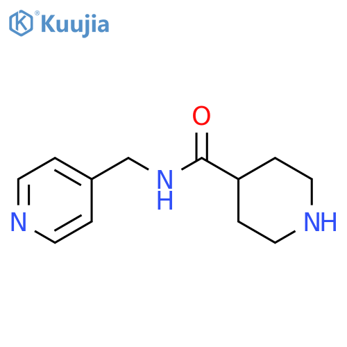 N-(Pyridin-4-ylmethyl)piperidine-4-carboxamide structure