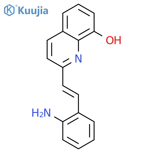 2-2-(2-Aminophenyl)vinylquinolin-8-ol structure