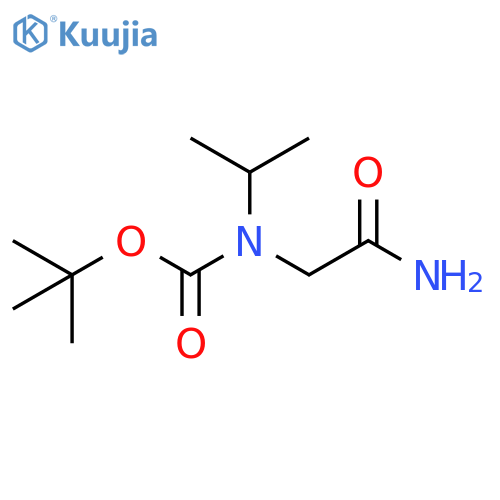 Carbamic acid, (2-amino-2-oxoethyl)(1-methylethyl)-, 1,1-dimethylethyl ester (9CI) structure