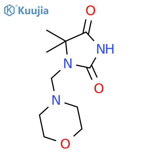 2,4-IMIDAZOLIDINEDIONE, 5,5-DIMETHYL-1-(4-MORPHOLINYLMETHYL)- structure