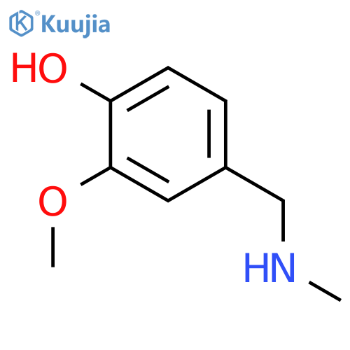 2-Methoxy-4-[(methylamino)methyl]phenol structure