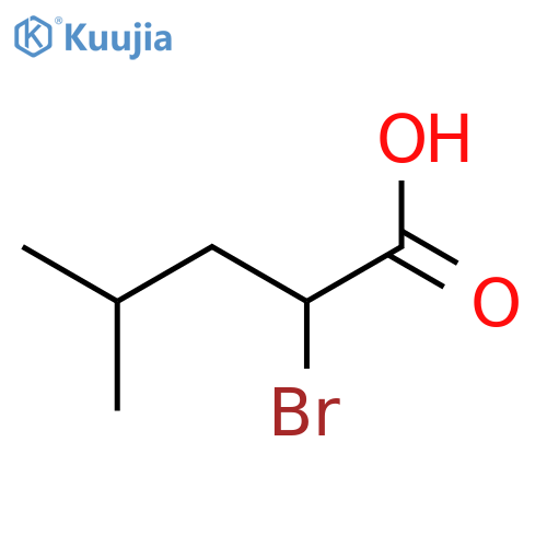 2-Bromo-4-methylpentanoic acid structure