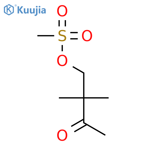 2-Butanone, 3,3-dimethyl-4-[(methylsulfonyl)oxy]- structure