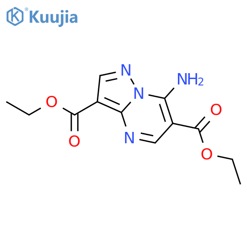 7-Aminopyrazolo1,5-apyrimidine-3,6-dicarboxylic Acid 3,6-Diethyl Ester structure