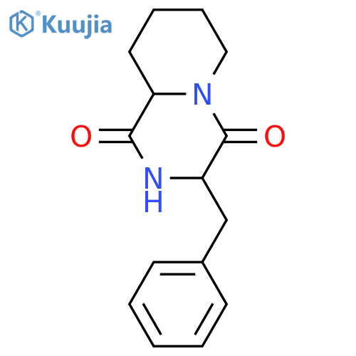 Cyclo(phenylalanylpipecolinyl); (3R,9aR)-form structure