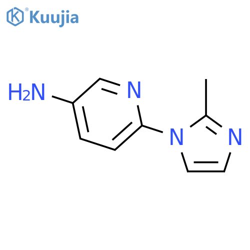 6-(2-methyl-1H-imidazol-1-yl)pyridin-3-amine structure