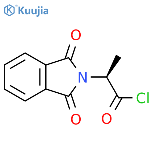 (S)-2-(1,3-Dioxo-1,3-Dihydro-isoindol-2-yl)-propionyl chloride structure