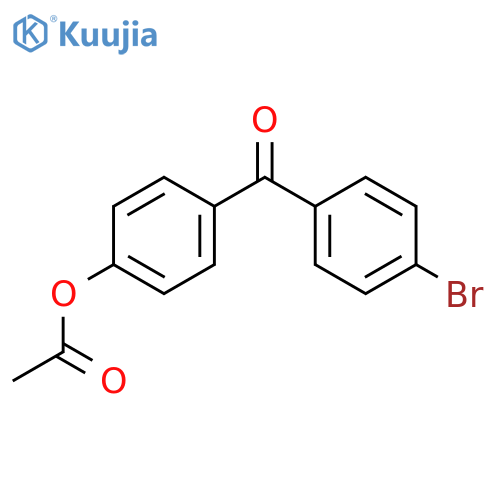 4-Acetoxy-4'-bromobenzophenone structure