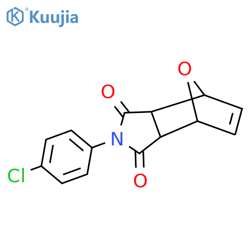 4-(4-Chlorophenyl)-10-oxa-4-azatricyclo[5.2.1.0^{2,6}]dec-8-ene-3,5-dione structure