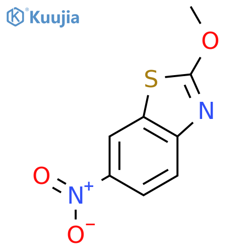 Benzothiazole, 2-methoxy-6-nitro- (7CI,8CI,9CI) structure