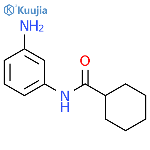N-(3-Aminophenyl)cyclohexanecarboxamide structure