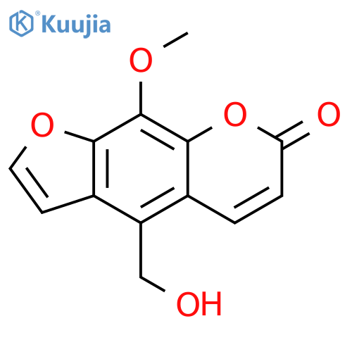7H-Furo(3,2-g)(1)benzopyran-7-one, 4-(hydroxymethyl)-9-methoxy- structure