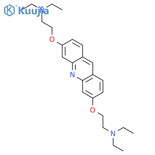 Ethanamine,2,2'-[3,6-acridinediylbis(oxy)]bis[N,N-diethyl-, trihydrochloride (9CI) structure