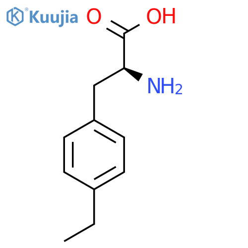 (S)-2-Amino-3-(4-ethylphenyl)propanoicacid structure
