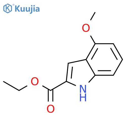 Ethyl 4-methoxy-1h-indole-2-carboxylate structure