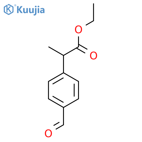 rac 2-(4-Formylphenyl)propionic Acid Ethyl Ester structure
