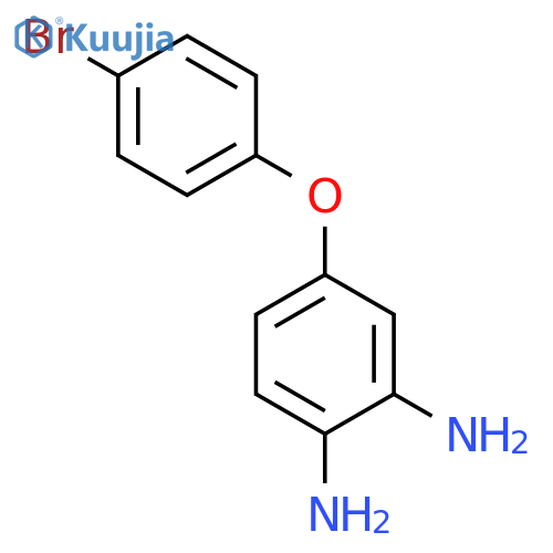 4-(4-bromophenoxy)-1,2-Benzenediamine structure