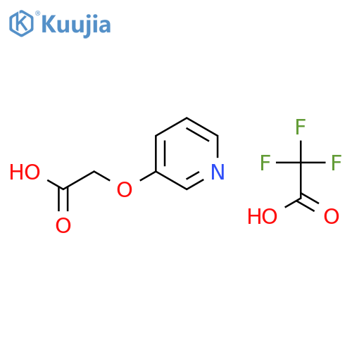 (Pyridin-3-yloxy)-acetic acid trifluoroacetic acid salt structure