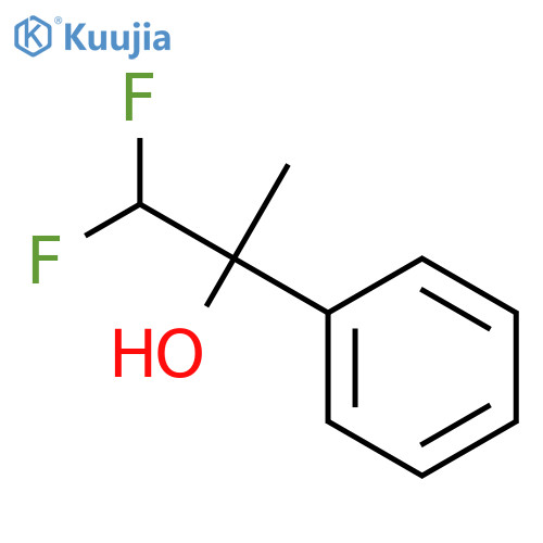1,1-Difluoro-2-phenylpropan-2-ol structure