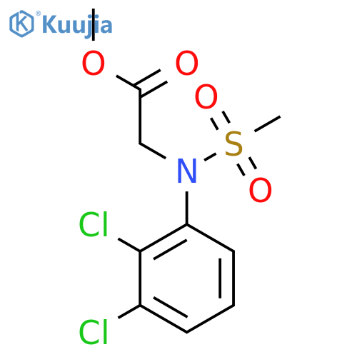 Methyl N-(2,3-dichlorophenyl)-N-(methylsulfonyl)glycinate structure